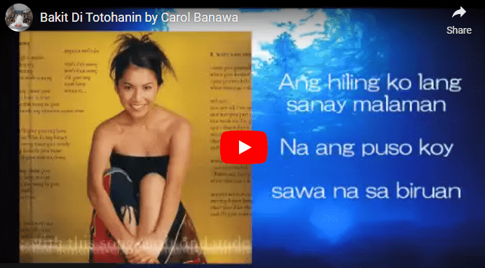 Bakit Di Totohanin by Carol Banawa