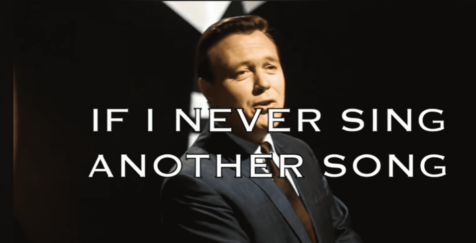 IF I NEVER SING ANOTHER SONG by Matt Monro (with lyrics)